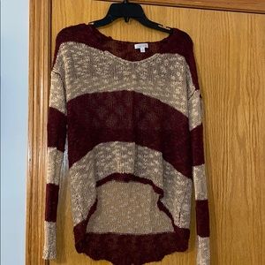 Comfy hi-low sweater